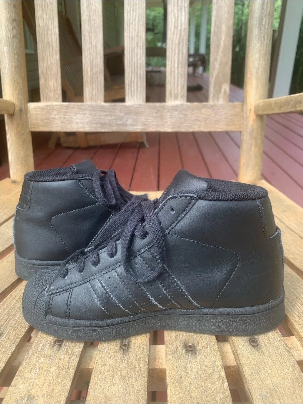 Kids Adidas Pro Model High Top Sneakers